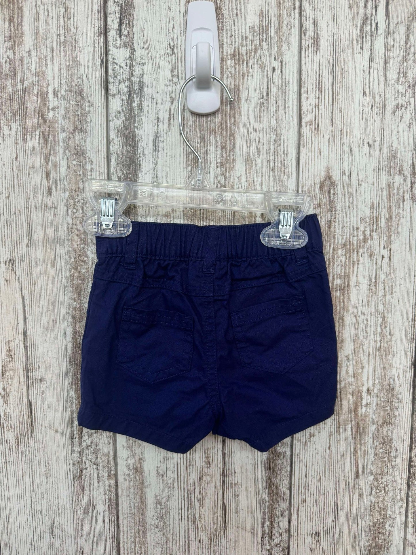 0-3M BOYS CAT & JACK BLUE SHORTS