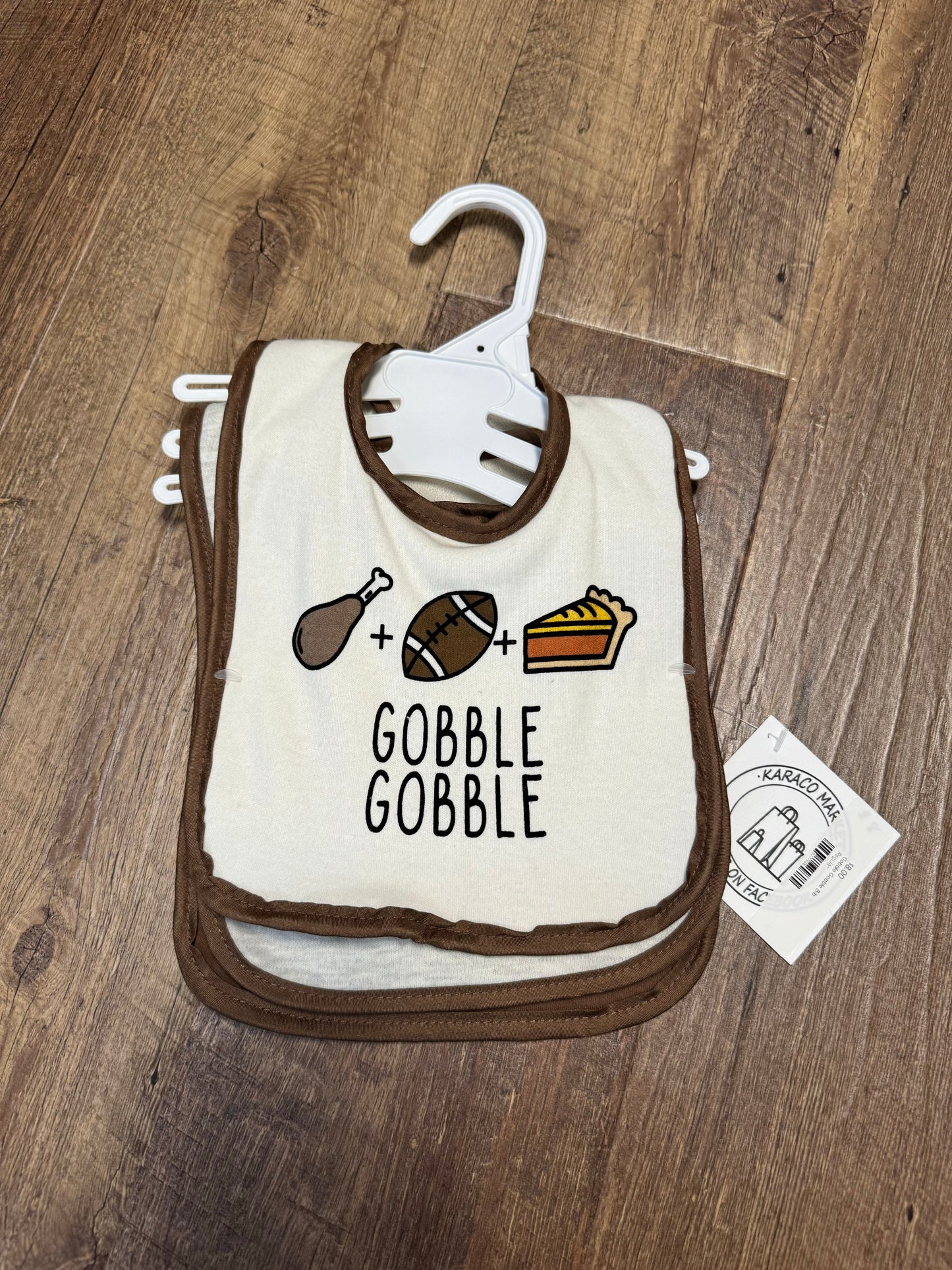 3PK Thanksgiving Bibs