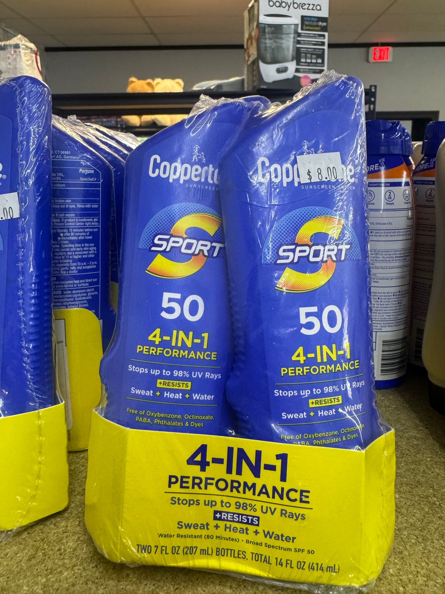 Coppertone Sunscreen Lotion 4-IN1
