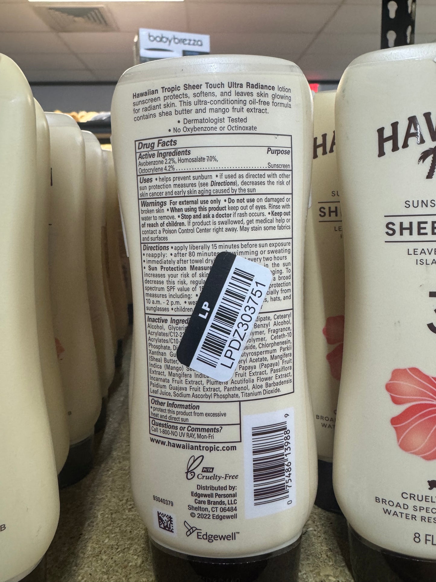 Hawaiian Tropic Sunscreen Lotion