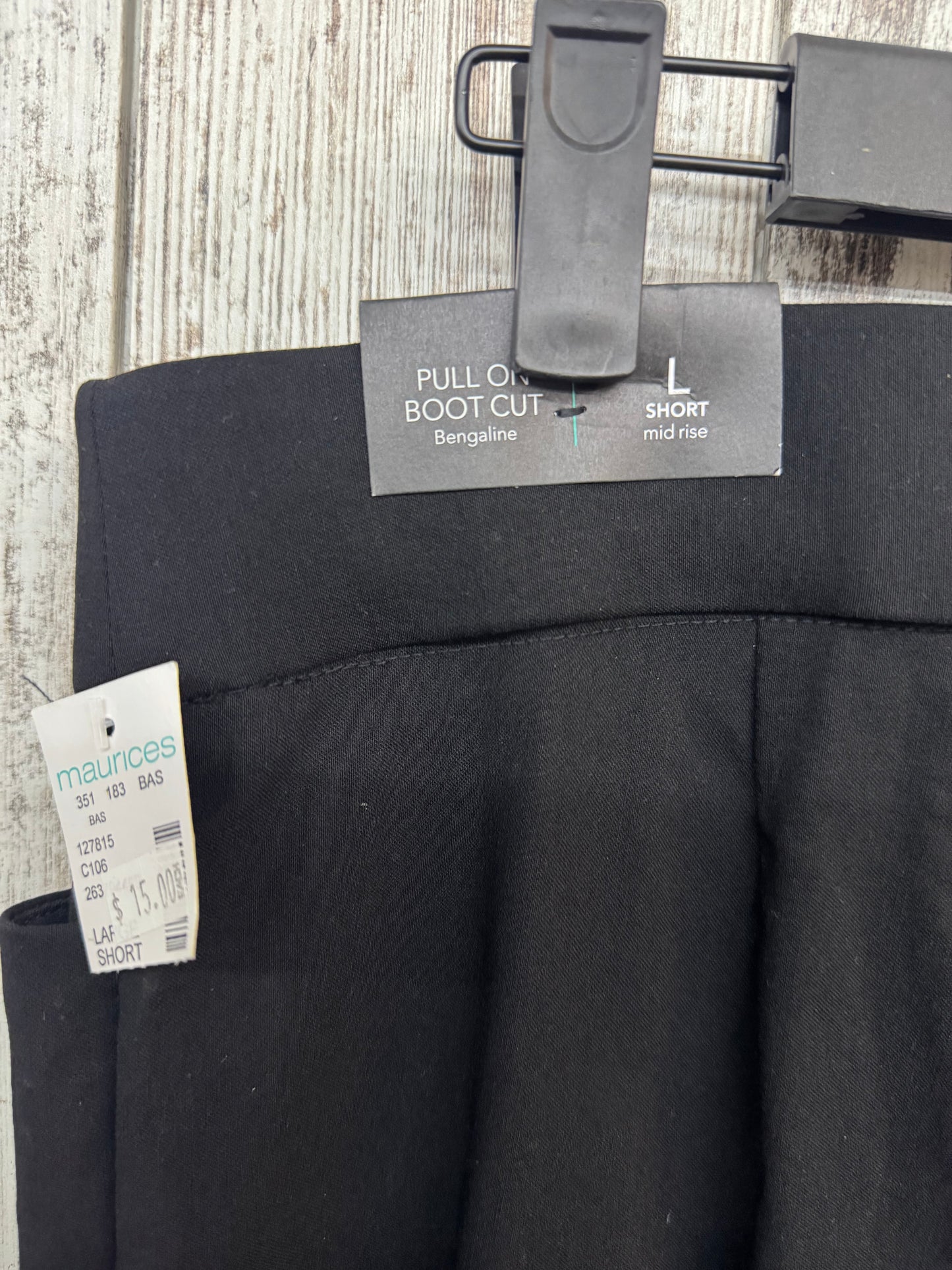 L - Short - Maurices Boot Cut Dress Pants