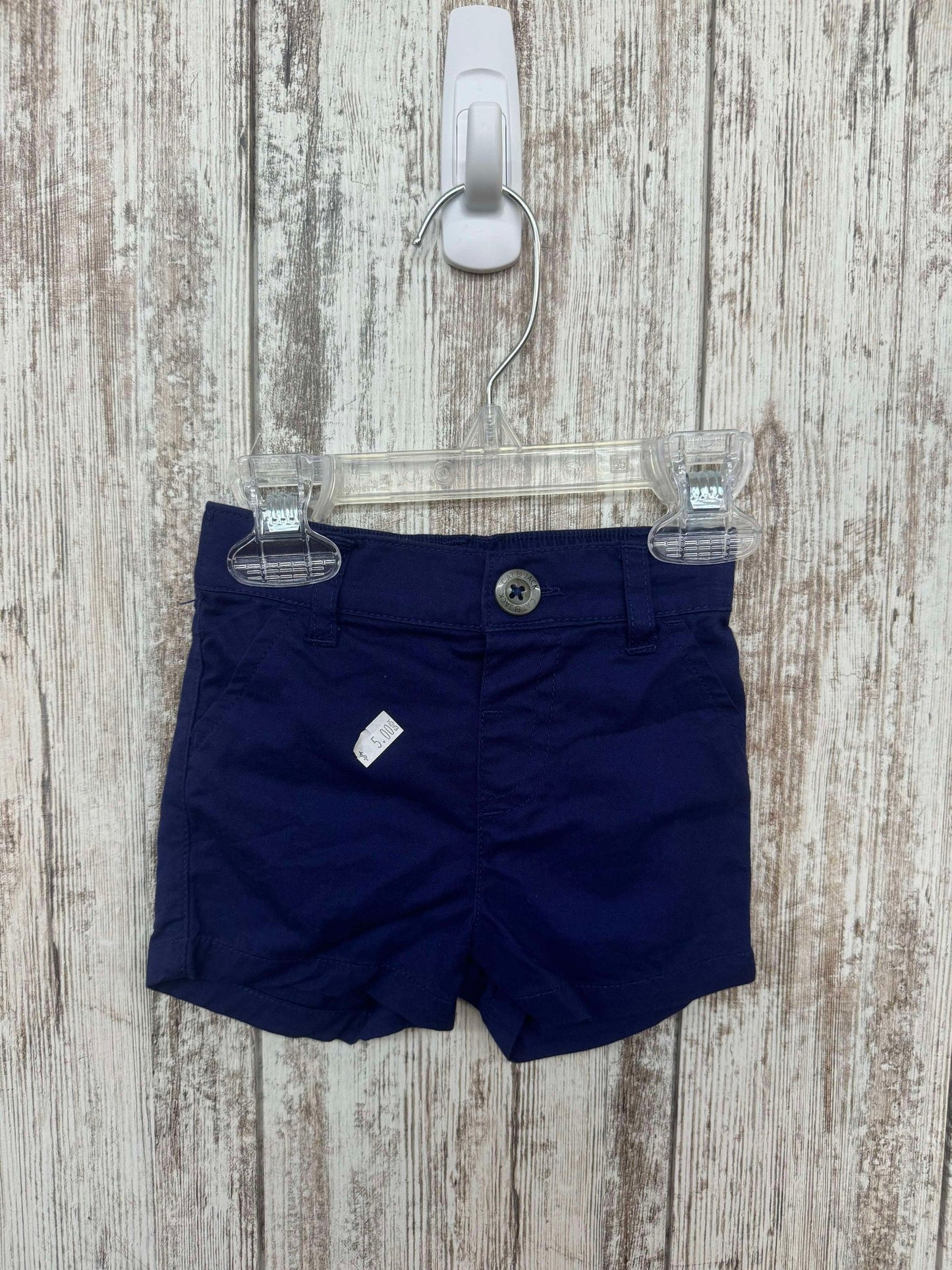 0-3M BOYS CAT & JACK BLUE SHORTS