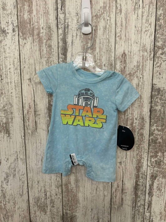 0-3M BLUE STAR WARS ONESIE