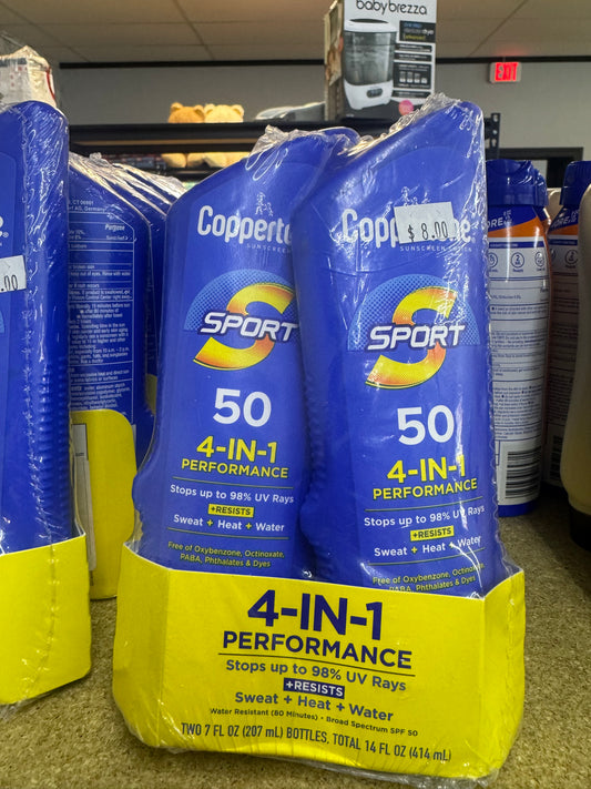 Coppertone Sunscreen Lotion 4-IN1