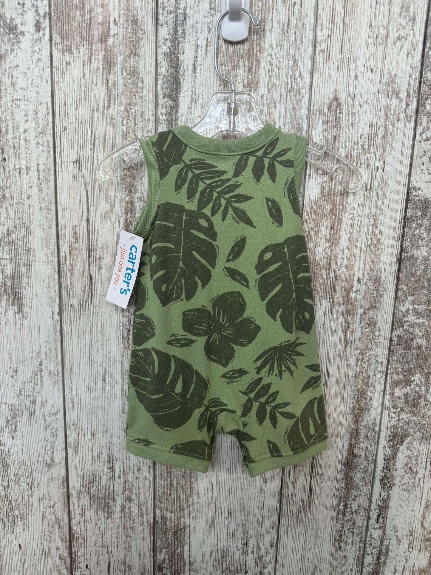 3M CARTER'S GREEN PALM LEAF ONESIE