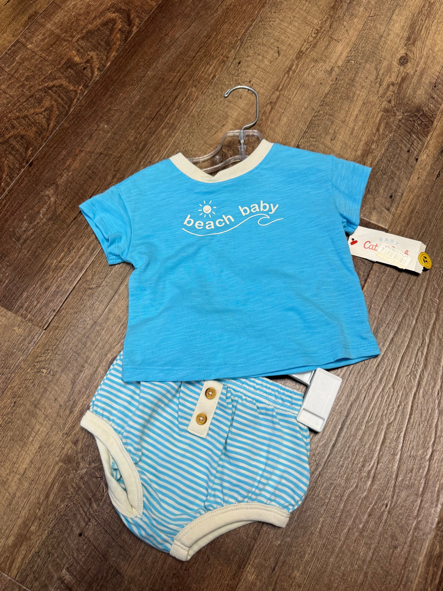 6-9M Cat&Jack Beach Baby Outfit