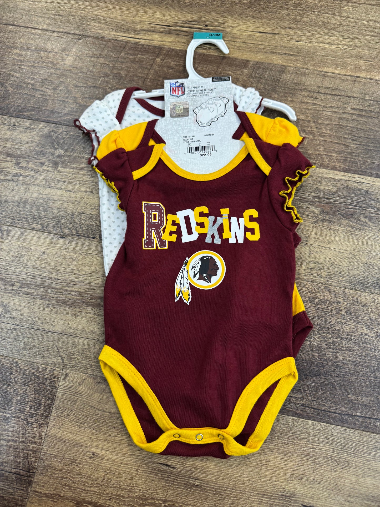 0-3M NFL Redskins 3PC