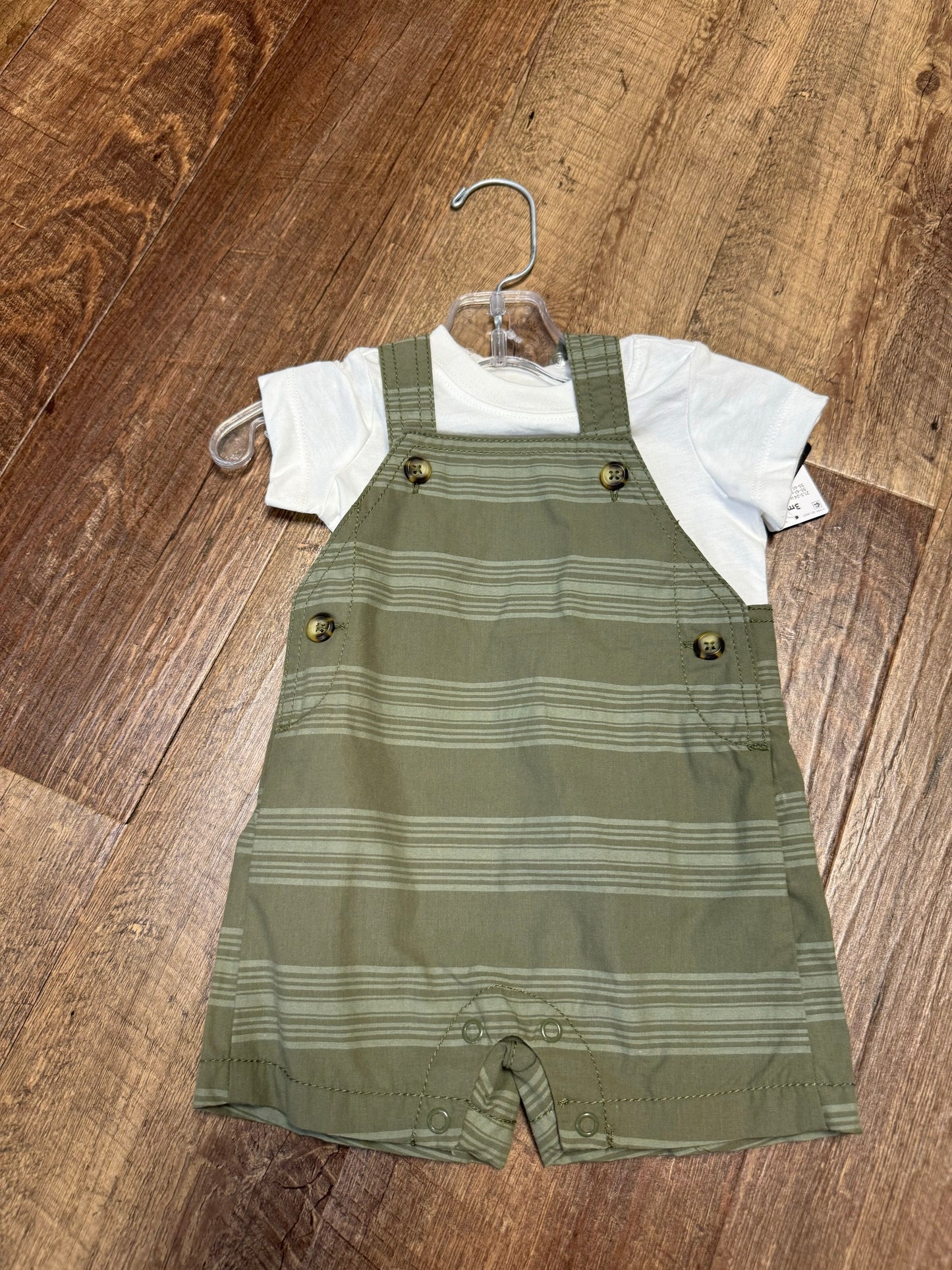 3M Carter’s Green Overall Outfit