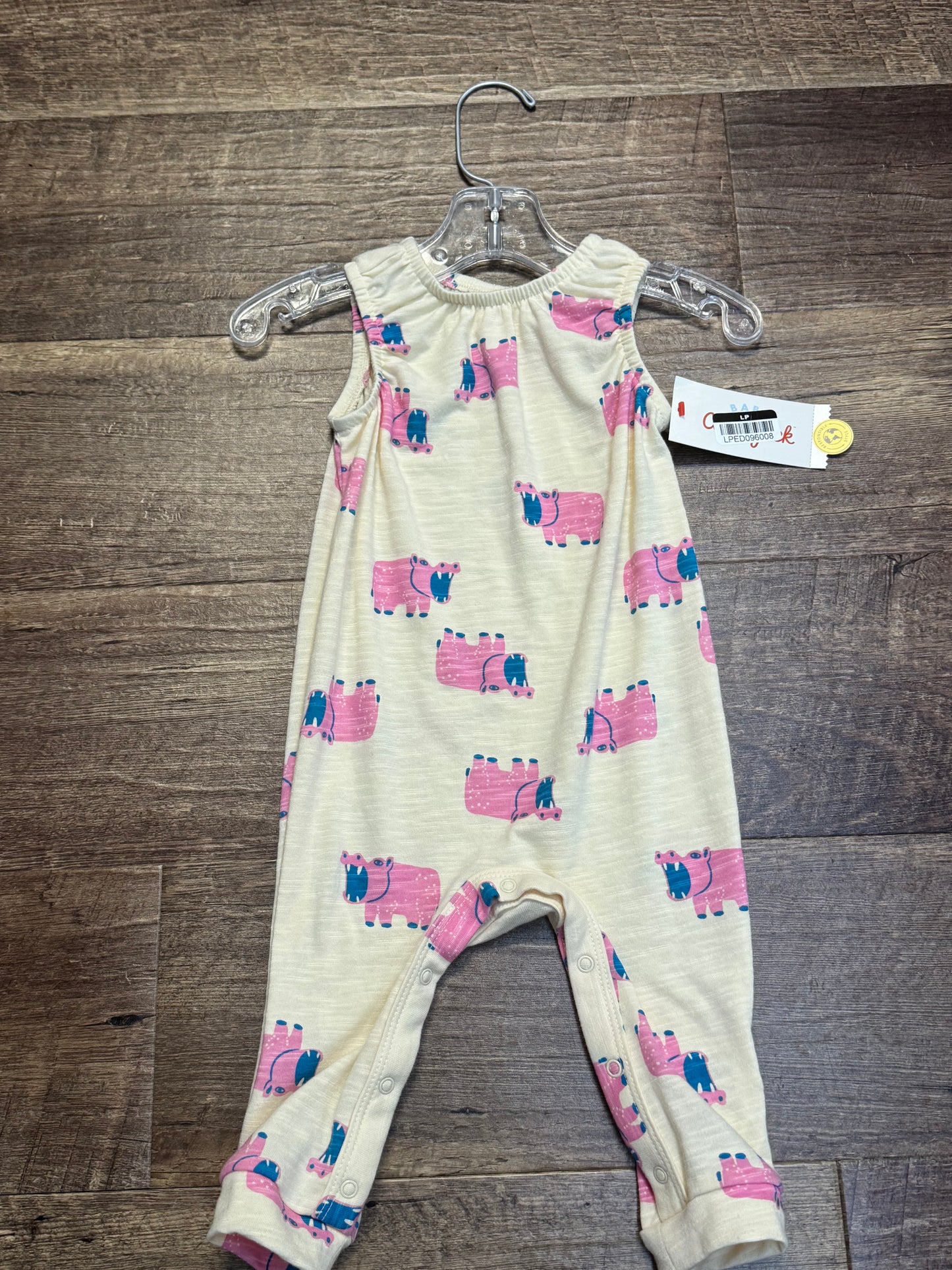 3-6M Cat&Jack Hippo