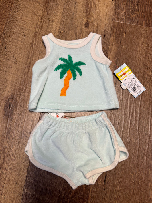 Newborn Cat&Jack Palm Tree Outfit