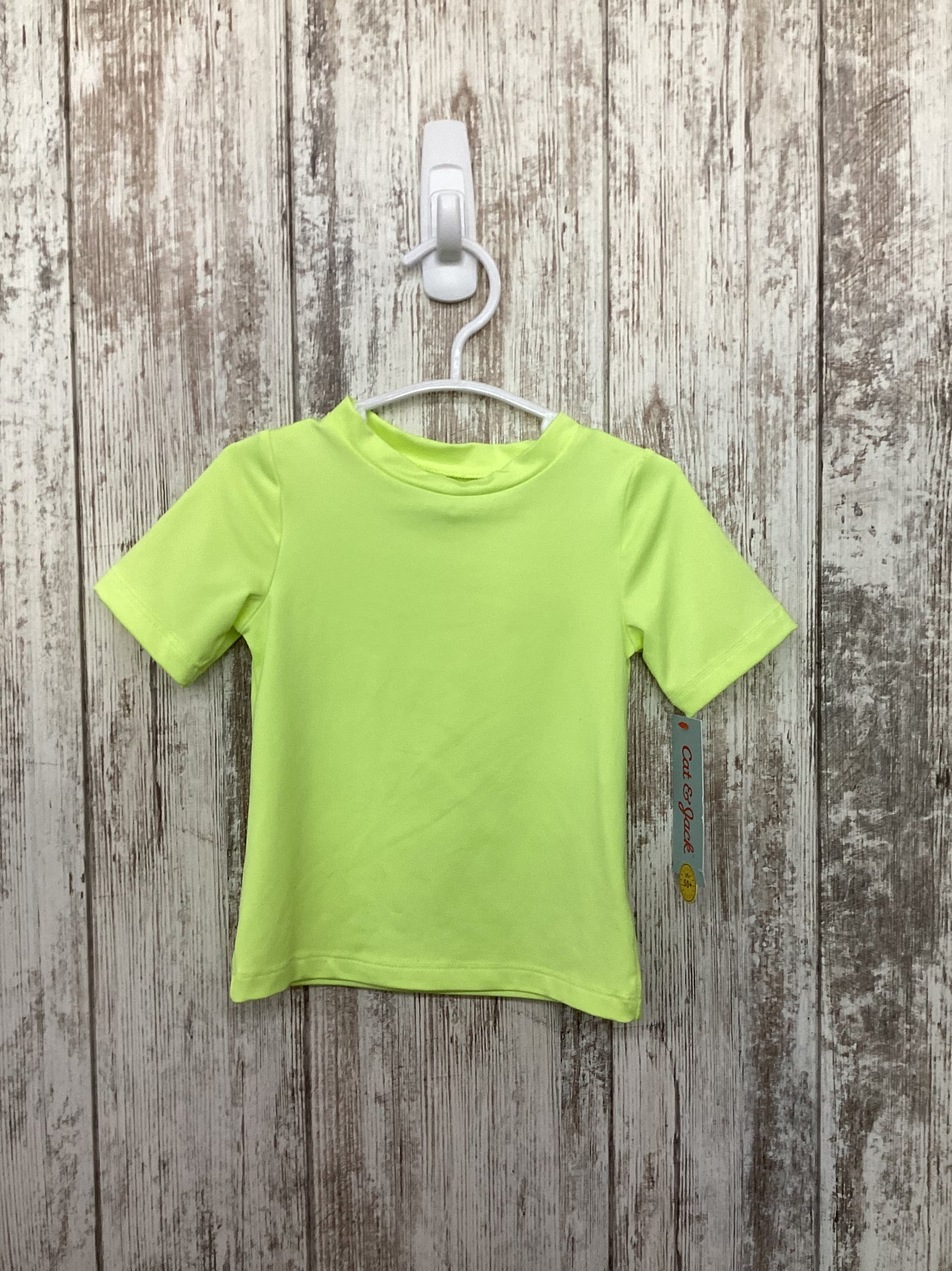 12M Cat&Jack Neon Green Shirt