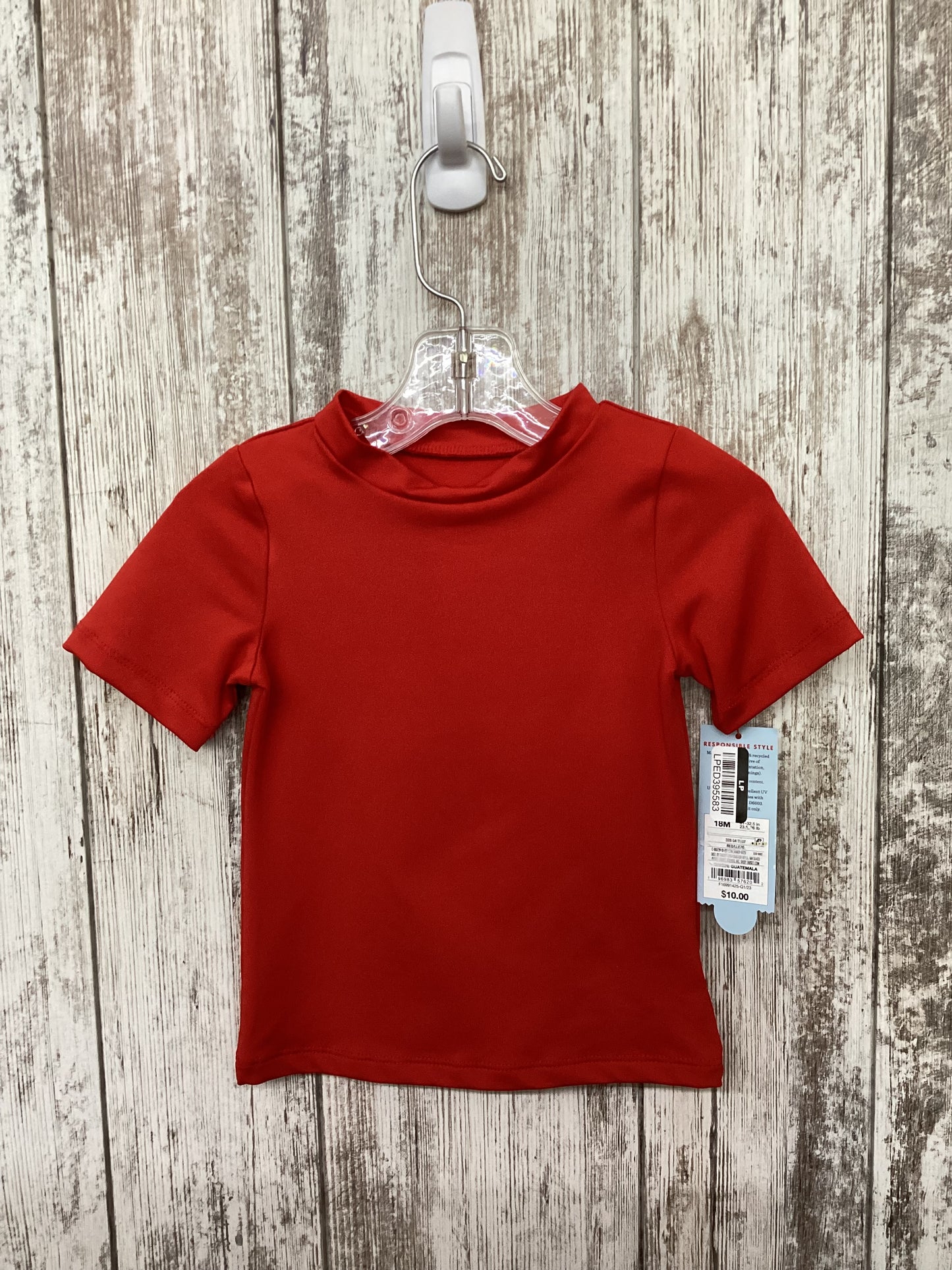 18M Cat&Jack Red Shirt