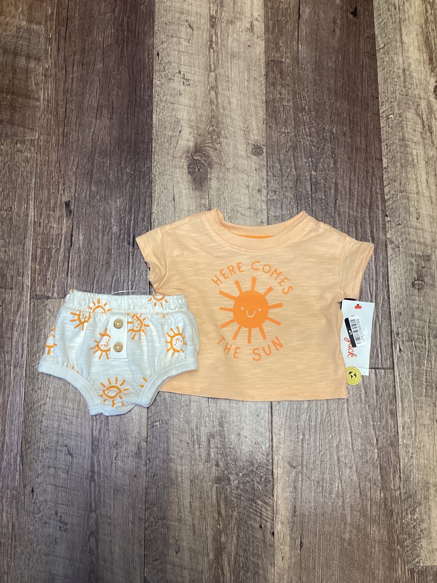 Newborn Cat&Jack Here Comes the Sun Outfit