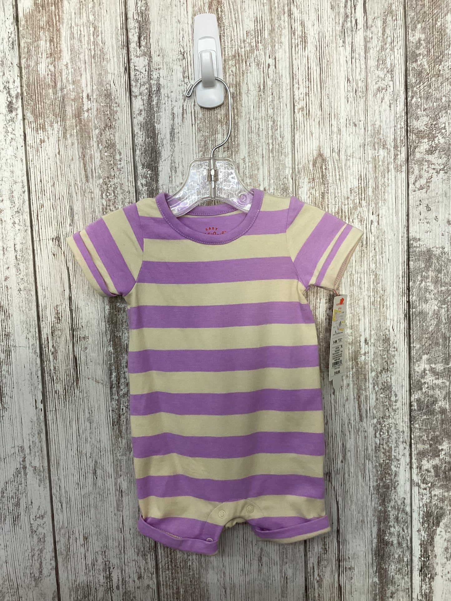 0-3M Cat&Jack Purple Stripe Bodysuit