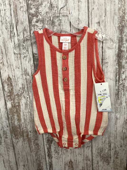 3-6M Cat&Jack Striped Bodysuit