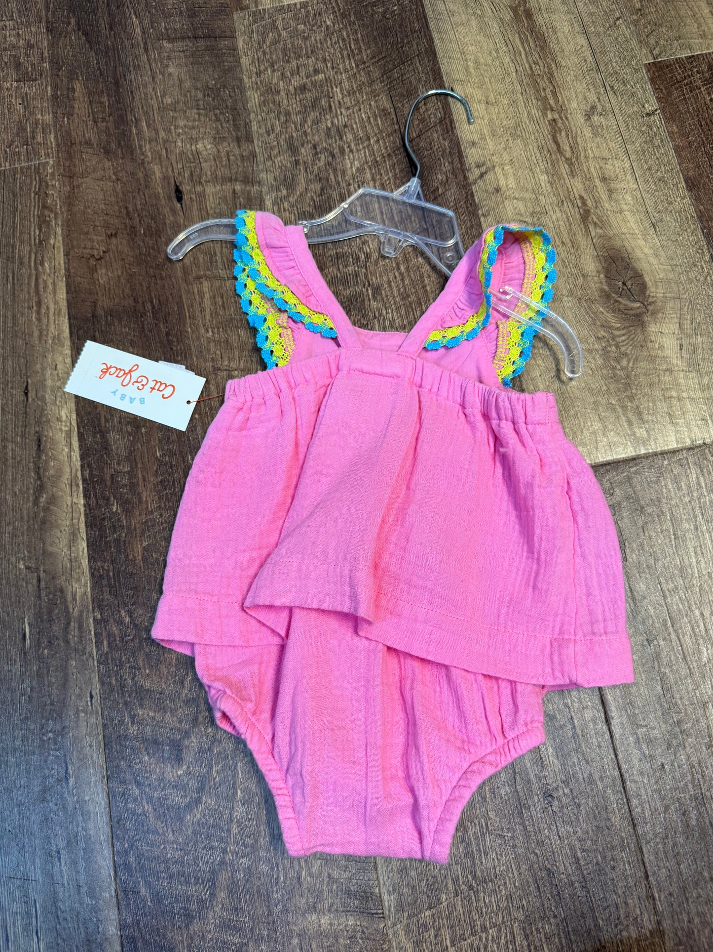 3-6M Cat&Jack Pink Bodysuit