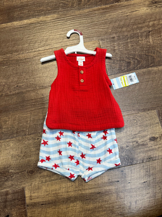 3-6M Cat&Jack Stars Outfit