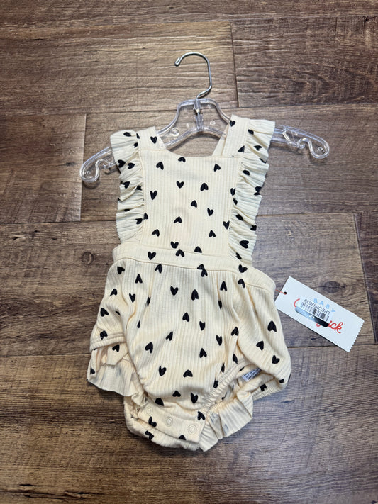 3-6M Cat&Jack Heart Bodysuit