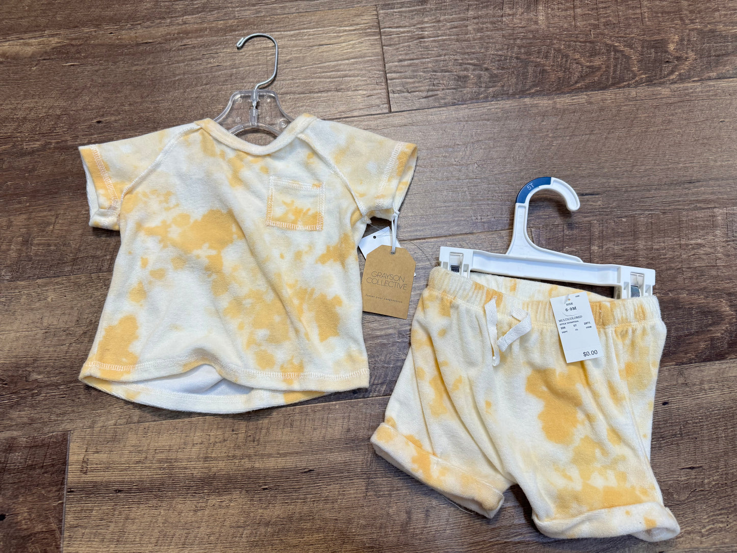 6-9M Grayson Collective Orange TieDye