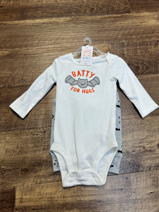 6M Carter's "Batty For Hugs" outfit