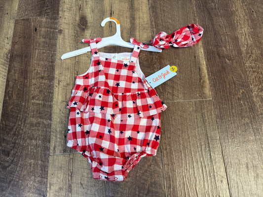 12M Cat&Jack Bodysuit and Headband