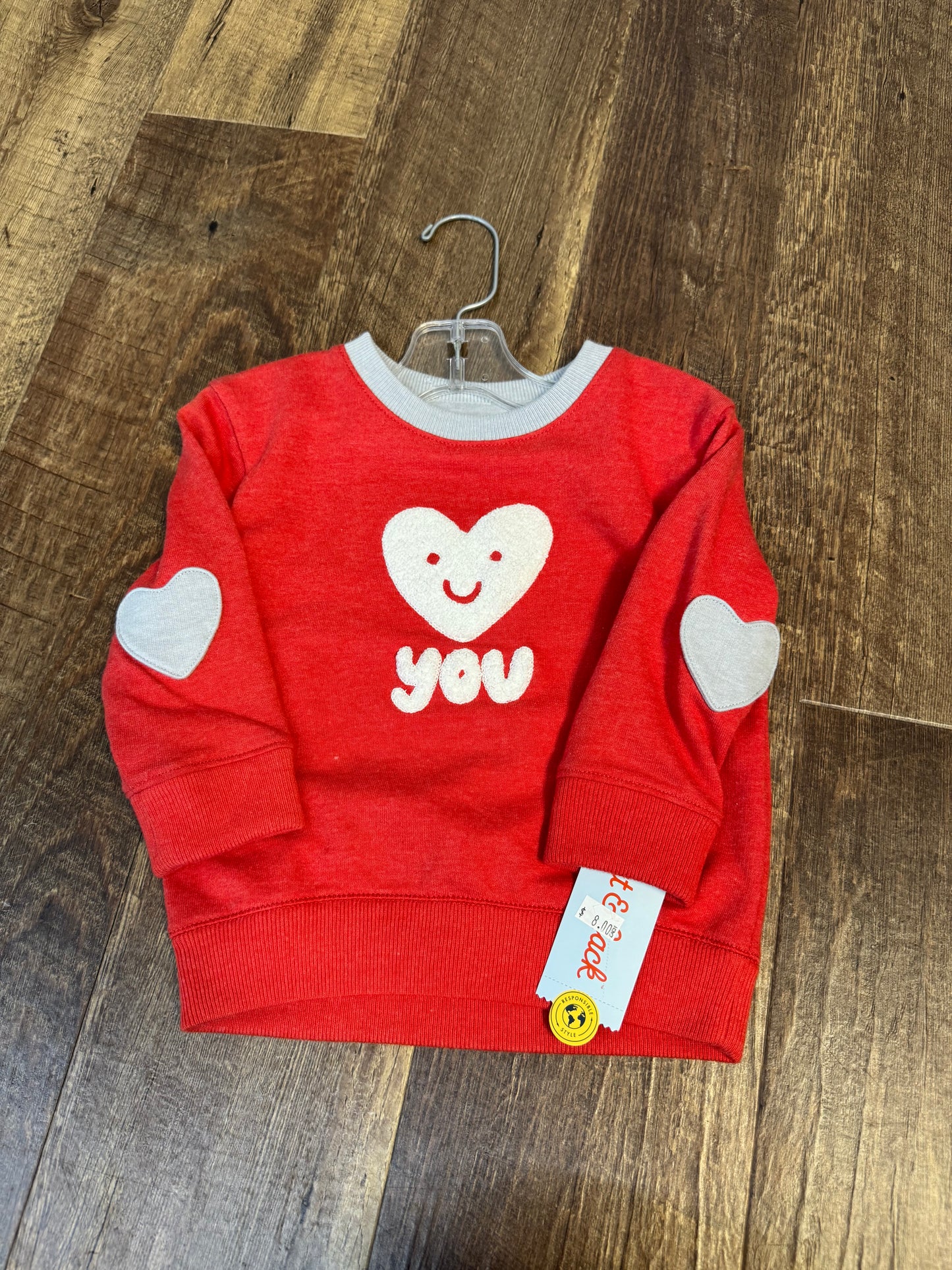 12M Cat&Jack Crewneck