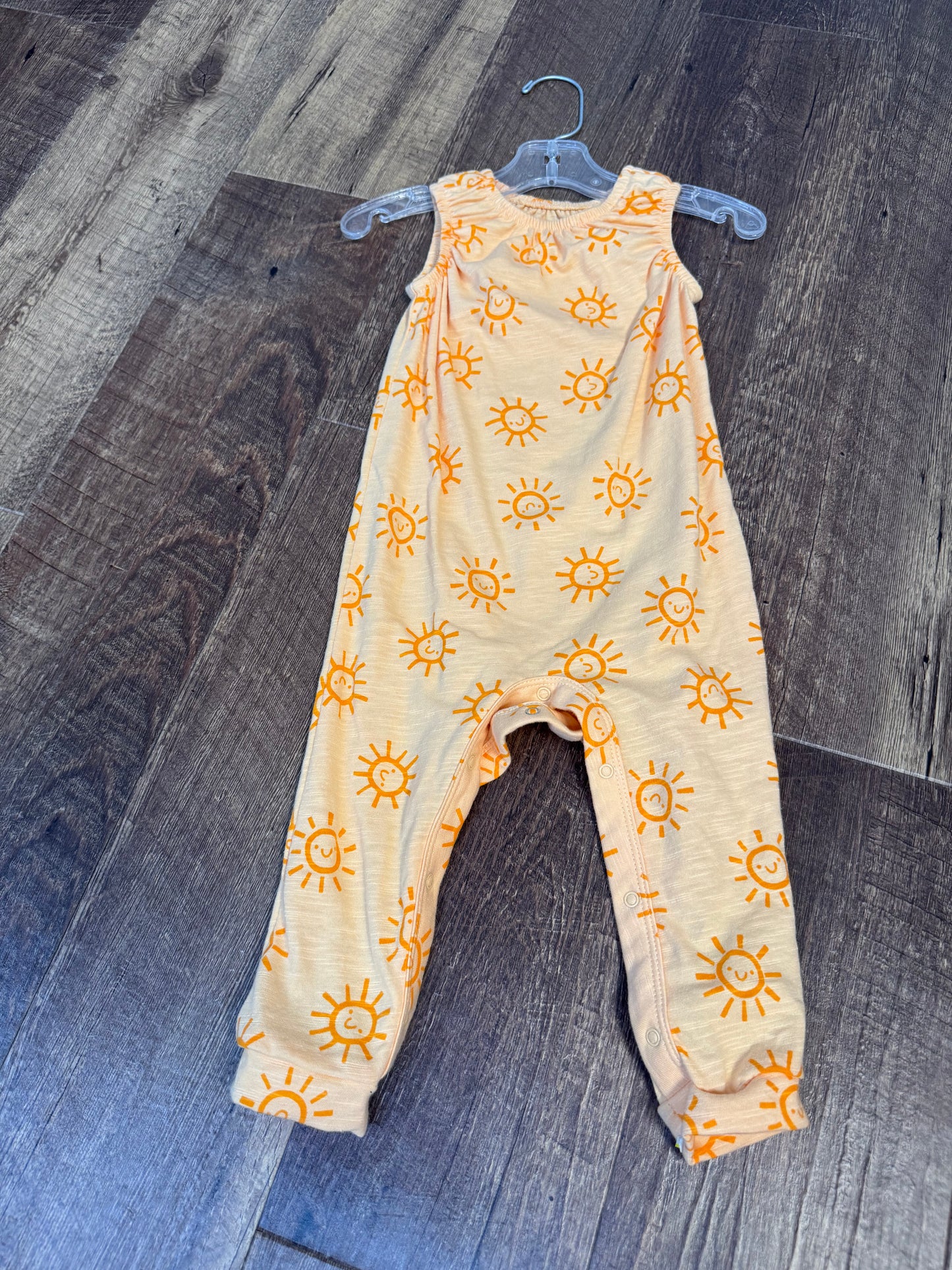 12M Cat&Jack Orange Jumpsuit