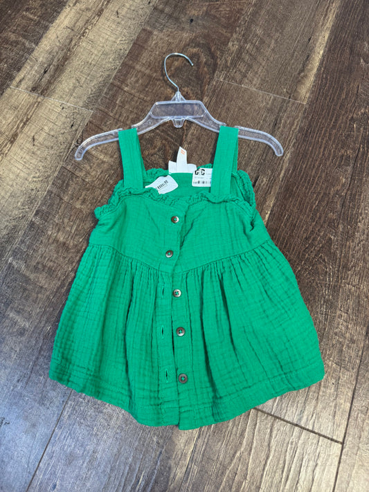 2T Cat&Jack Green Shirt