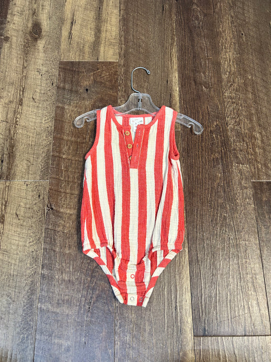 6-9M Cat&Jack Striped Bodysuit