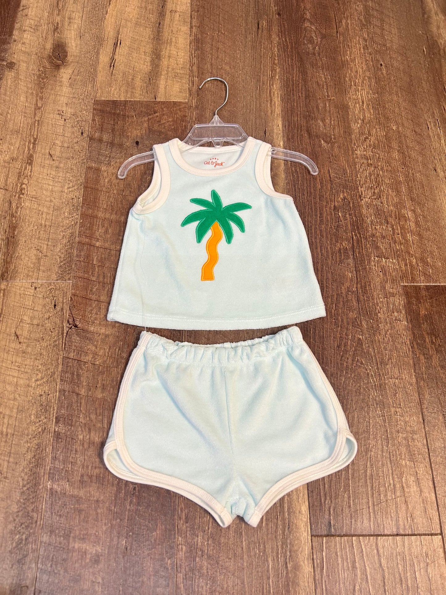 6-9M Cat&Jack Palm Tree Outfit