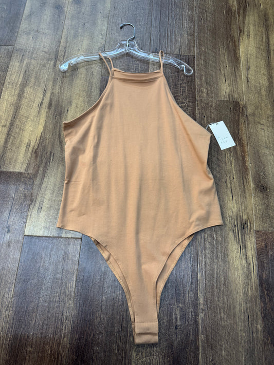 XL - Tan - A . New Day Bodysuit