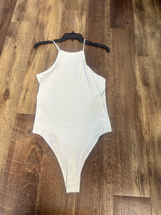 S - White- A . New Day Bodysuit